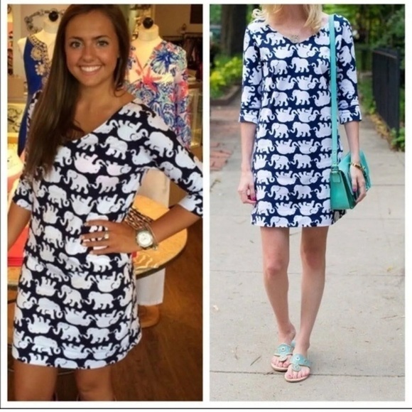 Lilly Pulitzer Bay Blue Tusk in Sun Middle Dress Size XXS - Picture 2 of 8